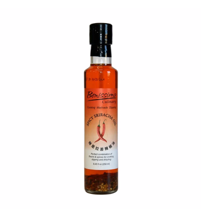 Benissimo Spicy Sriracha Oil, 8.45 Fluid Ounce