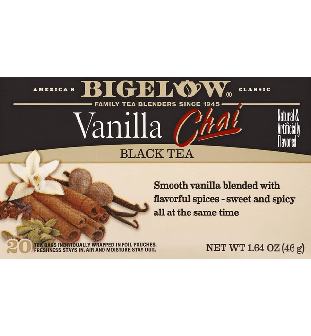 Bigelow Vanilla Chai Tea Bags - 20 ct