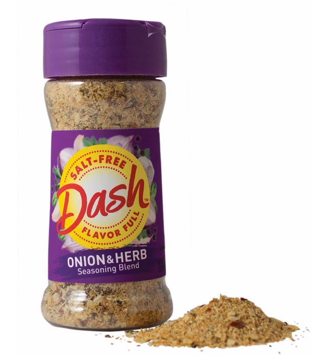 Dash Salt-Free Seasoning Blend, Onion & Herb, 2.5 Ounce