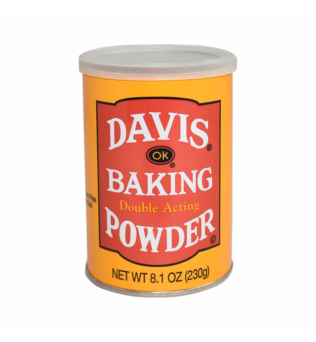 Davis Double Acting Baking Powder, 8.1 Ounce