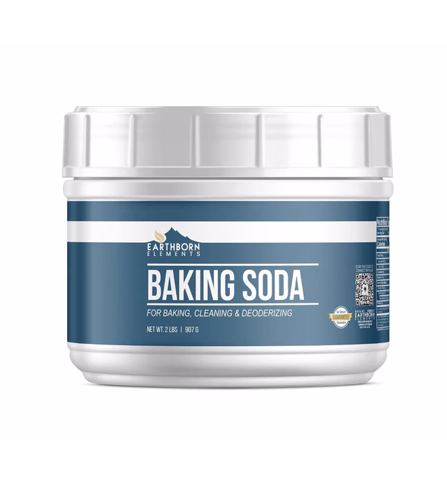Earthborn Elements Baking Soda (2 lb) Sodium Bicarbonate, Cooking, Cleaning & Deodorizing