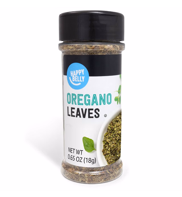 Amazon Brand - Happy Belly Mediterranean Oregano, 0.65 Oz