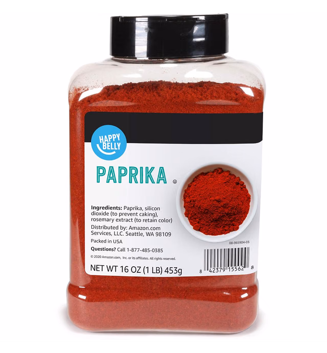 Amazon Brand - Happy Belly Paprika, 16 Oz