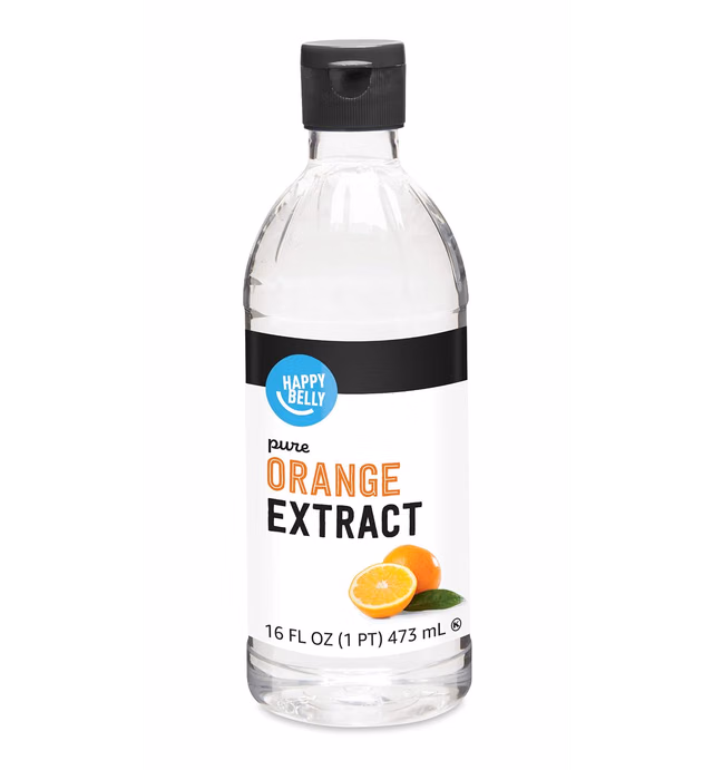 Amazon Brand - Happy Belly Pure Orange Extract, 16 fl oz