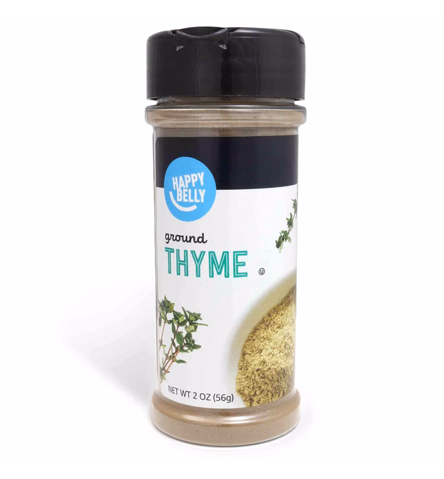 Amazon Brand - Happy Belly Thyme Ground, 2 Oz