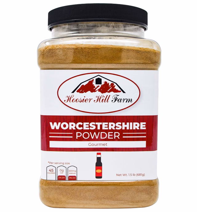 Worcestershire Sauce Powder by Hoosier Hill Farm, 1.5 Pound (Pack of 1)