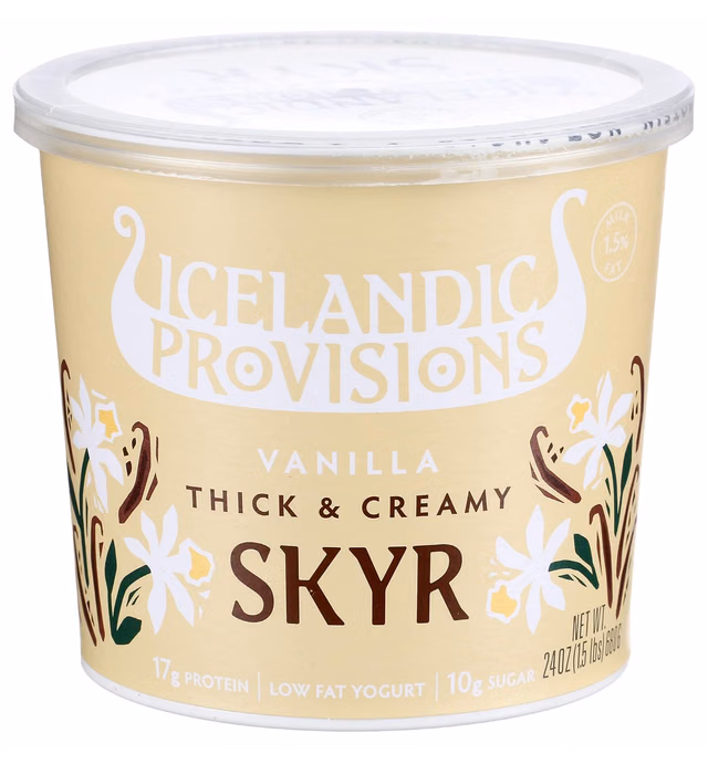 Icelandic Provisions, Traditional Vanilla Skyr, 24 oz