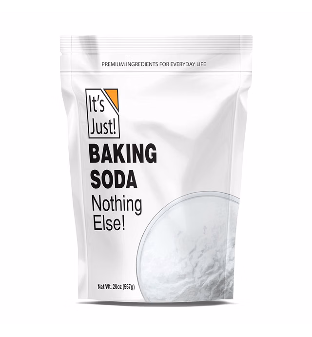 It's Just - Baking Soda, Sodium Bicarbonate, Food Grade, Made in USA (1.25 Pound)