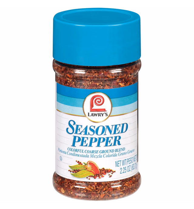 Lawrys, Pepper Seasoning Course Ground, 2.25 Oz