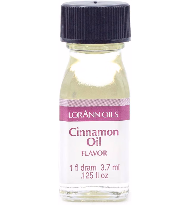 LorAnn Cinnamon Oil SS Flavor, 1 dram bottle (.0125 fl oz - 3.7ml)