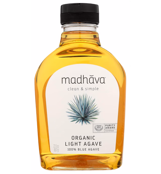 Madhava Agave Nectar, Organic Light, 23.5 oz