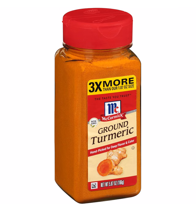 McCormick Ground Turmeric (Keto Friendly), 5.87 oz
