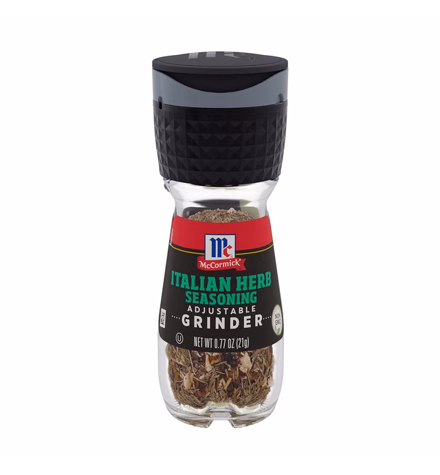 McCormick Italian Herb Seasoning Grinder, 0.77 oz (Pack of 6)