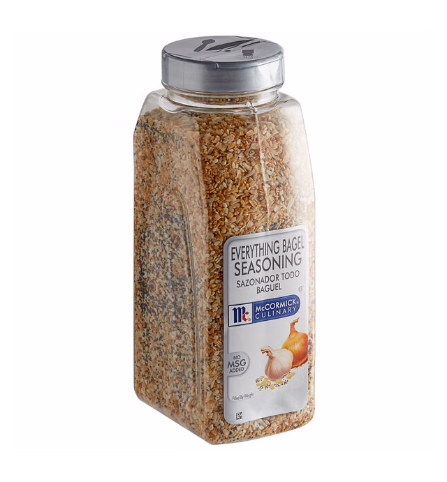 McCormick Culinary 21 oz. Everything Bagel Seasoning - 6/Case