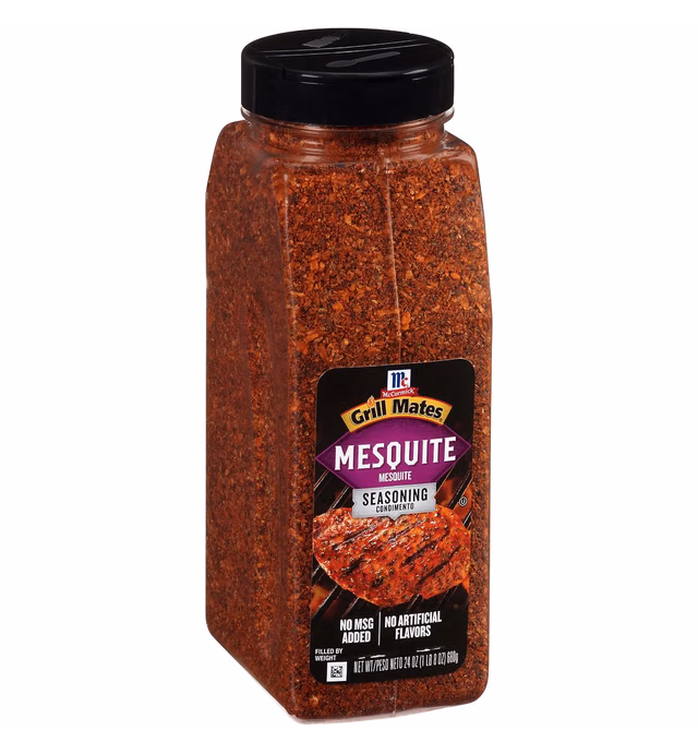 McCormick Grill Mates Mesquite Seasoning, 24 oz - One 24 Ounce Container of Mesquite BBQ Spice, Versatile Use in Marinades, Meats, Dressings and More