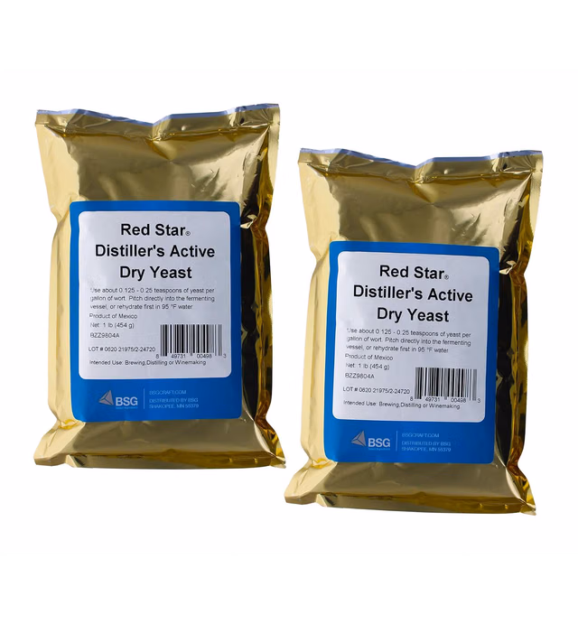 Distillers Yeast (DADY) (1 lb. Bulk Pack) (Pack of 2)