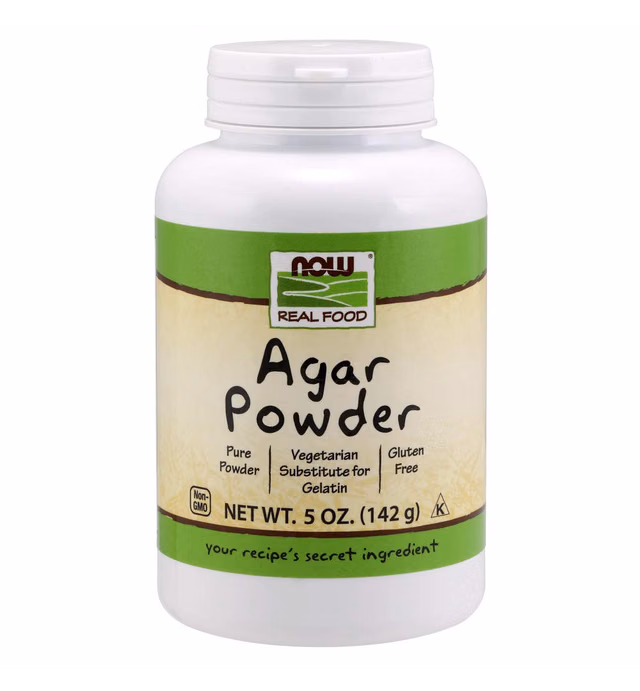 NOW Foods, Agar Pure Powder, Vegetarian Substitute for Gelatin, Gluten-free, Kosher, 5-Ounce