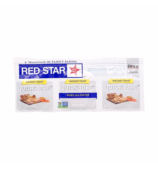 Red Star Instant Quick Rise Dry Yeast, 3 ct