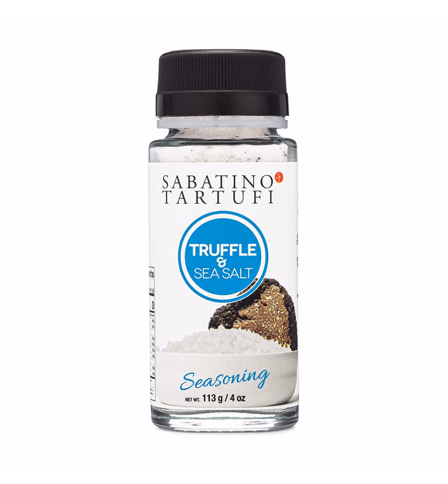 Sabatino Tartufi Truffle Salt Shaker, All Natural Gourmet Truffle Salt Seasoning, Sicilian Sea Salt,Kosher, Non-Gmo Project Verified, 4 oz