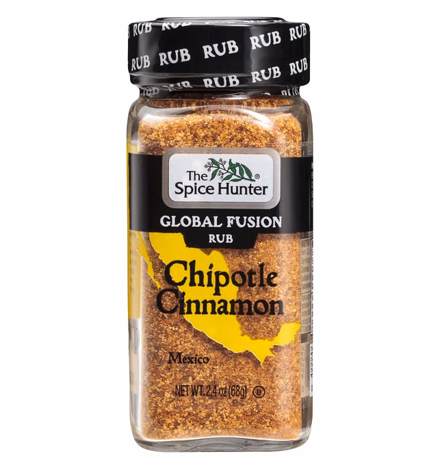 The Spice Hunter Global Fusion Rub, Chipotle Cinnamon, 2.4 Ounce