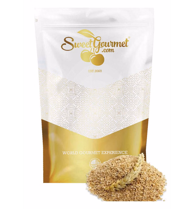 SweetGourmet Baker's Wheat Bran | Natural Foods | 2 Pounds