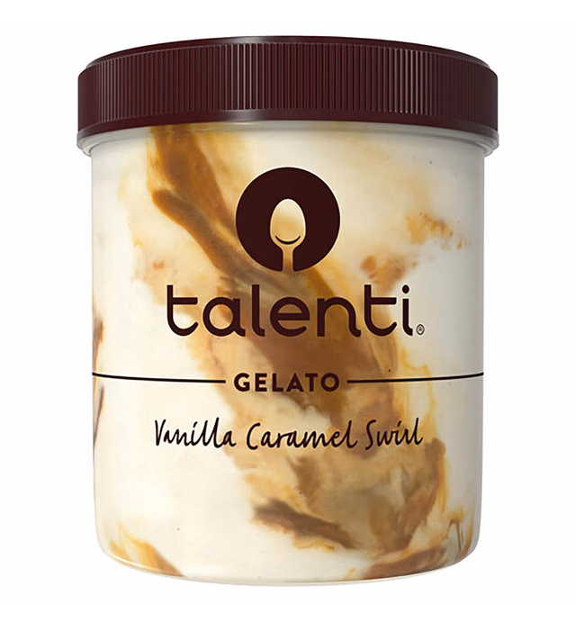 Talenti Gelato, Vanilla Caramel Swirl, 16 oz (Frozen)