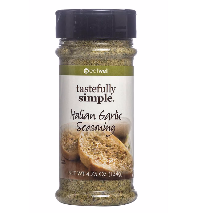 Tastefully Simple Italian Garlic Seasoning, 4.75 Ounce