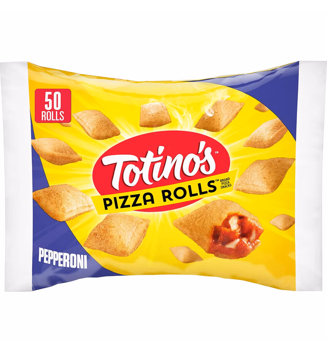 Totino's Pizza Rolls, Pepperoni, 50 ct, 24.8 oz (frozen)