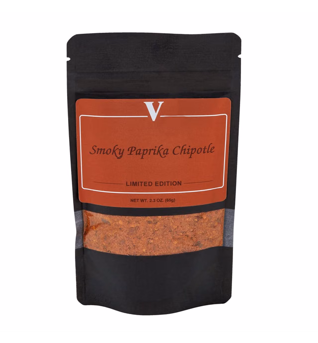 Smoky Paprika Chipotle- 2.3 Ounce Resealable Pouch – The ultimate balance of mesquite smoke with savory and sweet. BBQ Season Perfection. (2.4 Ounce Pouch)