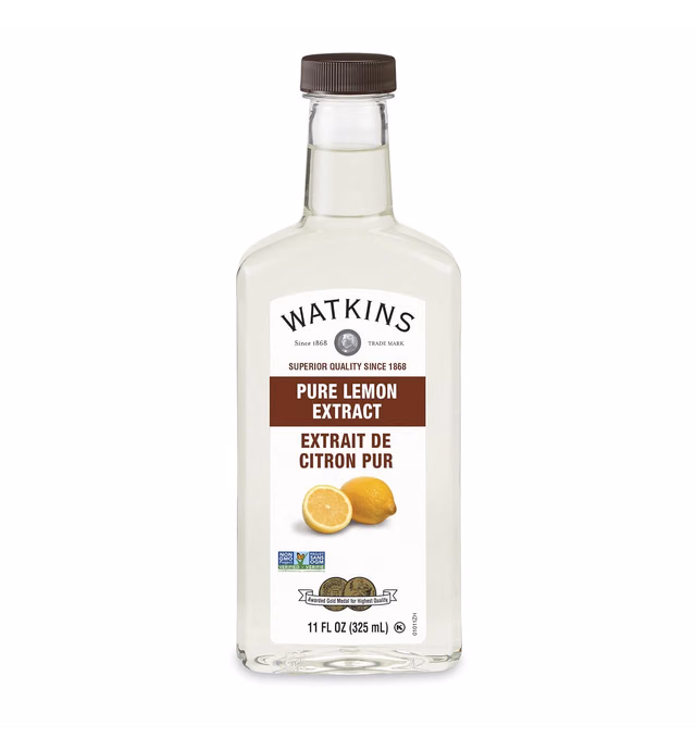 Watkins Pure Lemon Extract, 11 oz. Bottle, 1 Count (Packaging May Vary)