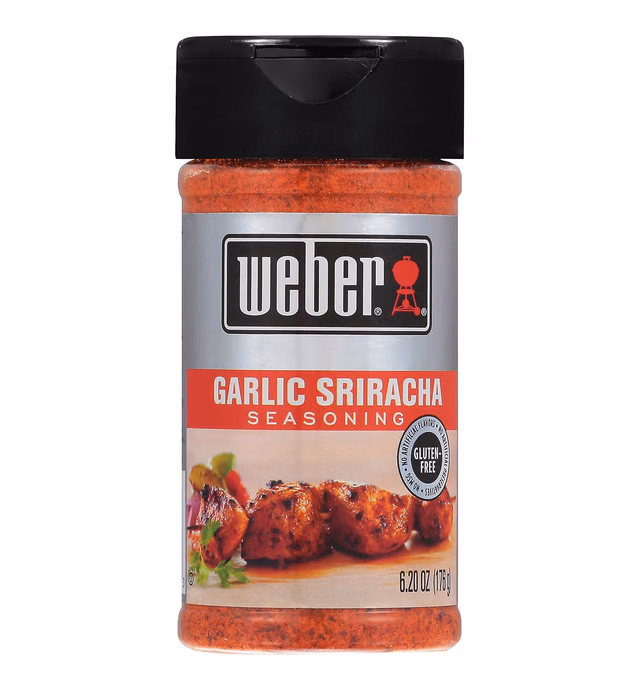 Weber Garlic Sriracha Seasoning, 6.2 Ounce Shaker