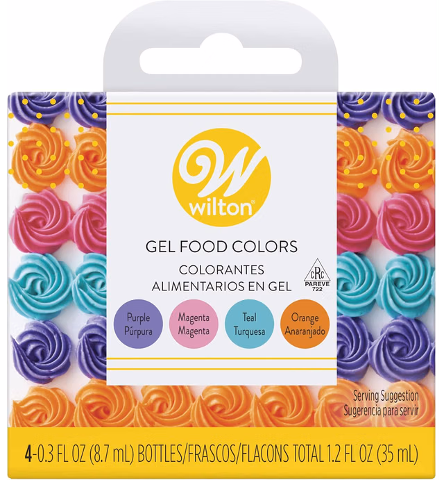 Wilton Neon Gel Food Color Set