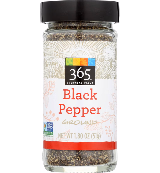365 Everyday Value, Ground Black Pepper, 1.8 oz