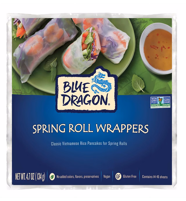 Blue Dragon Spring Roll Wrapper oz, 4.7 Ounce