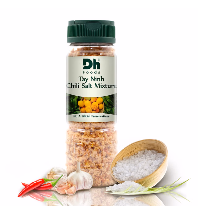 Dh Foods Chili Salt | Vietnamese dipping seasoning | For fruits and vegetables | NO Synthetic Color - NO Artificial Preservative | 4 oz Net Wt.