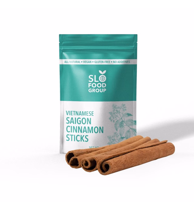 Slofoodgroup Saigon Cinnamon Sticks, Cinnamon Quills from Vietnam for Cooking and Baking (8 ounce)