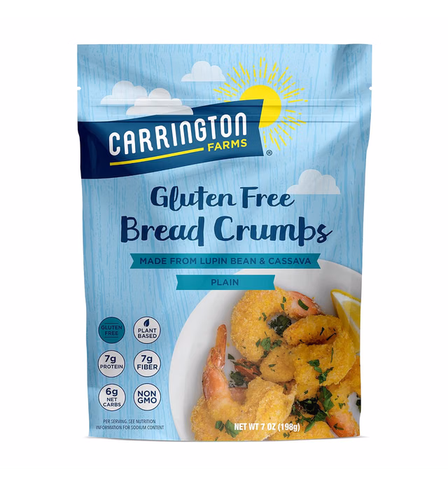 Carrington Farms - Gluten Free Bread Crumbs - Made with Lupin Bean and Cassava - Plain