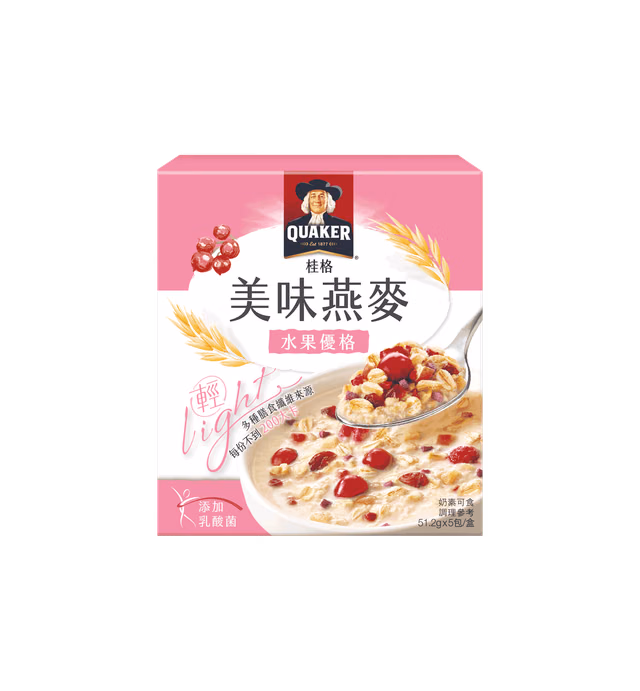 桂格美味大燕麥片-水果優格