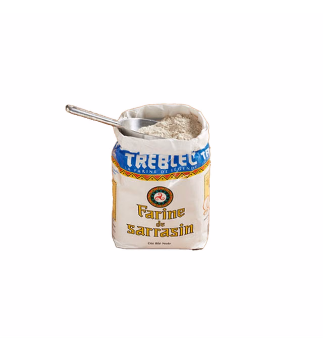 Treblec Farine De Sarrasin - Buckwheat Flour From Brittany - 2.2 Lbs (1 PACK)