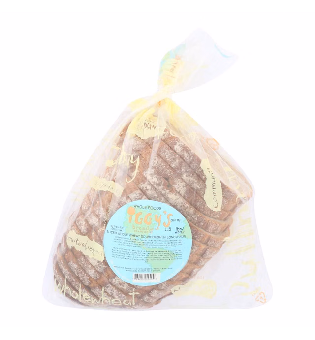 IGGYS BAKERY Whole Wheat Sliced Loaf, 24 OZ