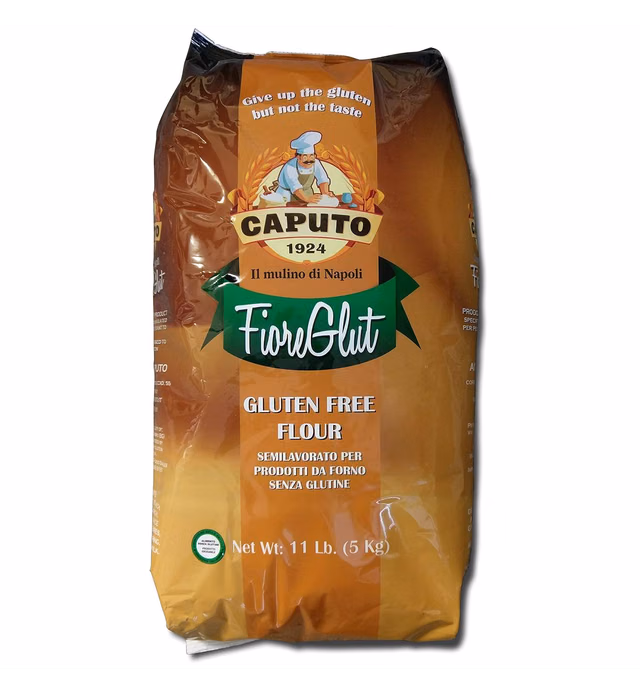 Antimo Caputo Gluten Free Pizza Flour 11 Lb Bulk - All Natural Multi Purpose Flour & Starch Blend for Baking Pizza, Bread, & Pasta