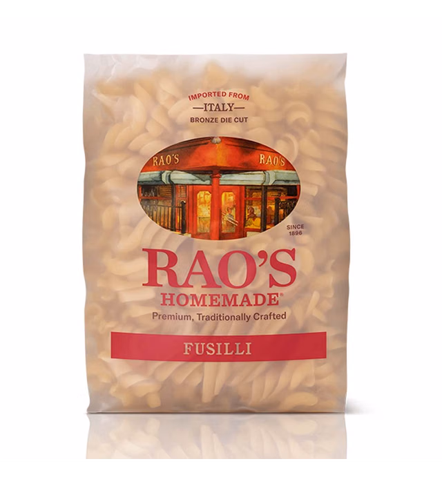 Rao's Homemade Fusilli Pasta, 16oz, Traditionally Crafted, Premium Quality, From Durum Semolina Flour, Traditional Bronze Die Cut, Imported from Italy
