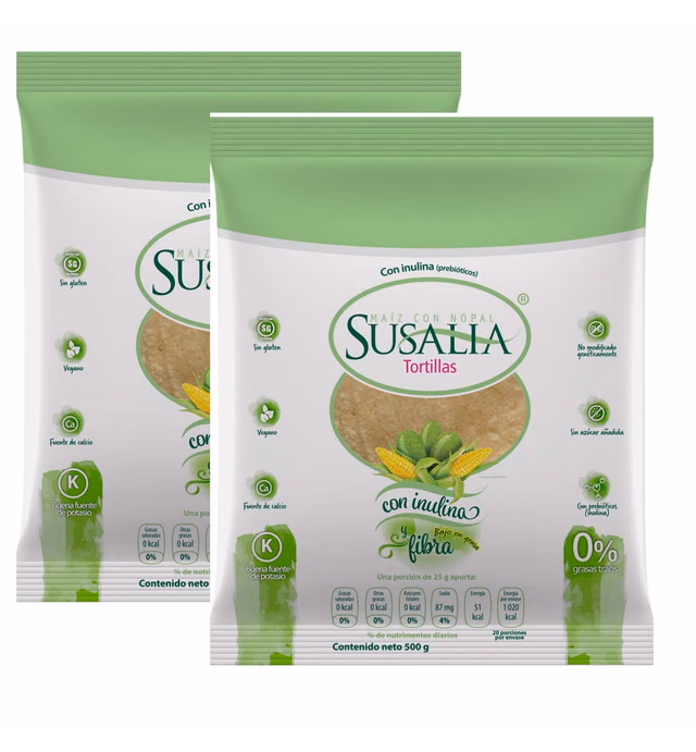 Corn and Nopal Tortillas (2 Pack)