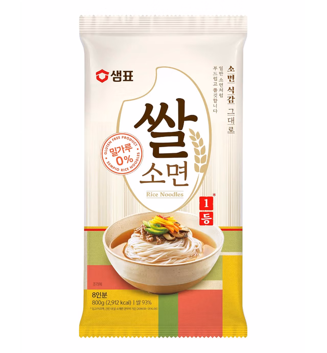 Sempio Rice Noodle, Korean Style Somen, Somyeon (28.2oz, 800g), Zero Wheat Flour