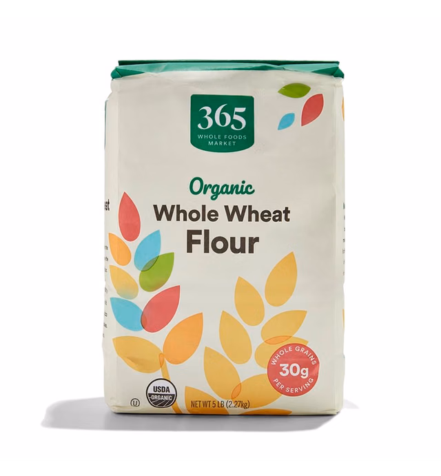 365 by Whole Foods Market, Organic 100% Whole Wheat Flour, 80 Ounce