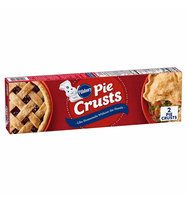 Pillsbury Premade Refrigerated Pie Crusts, 2 Count