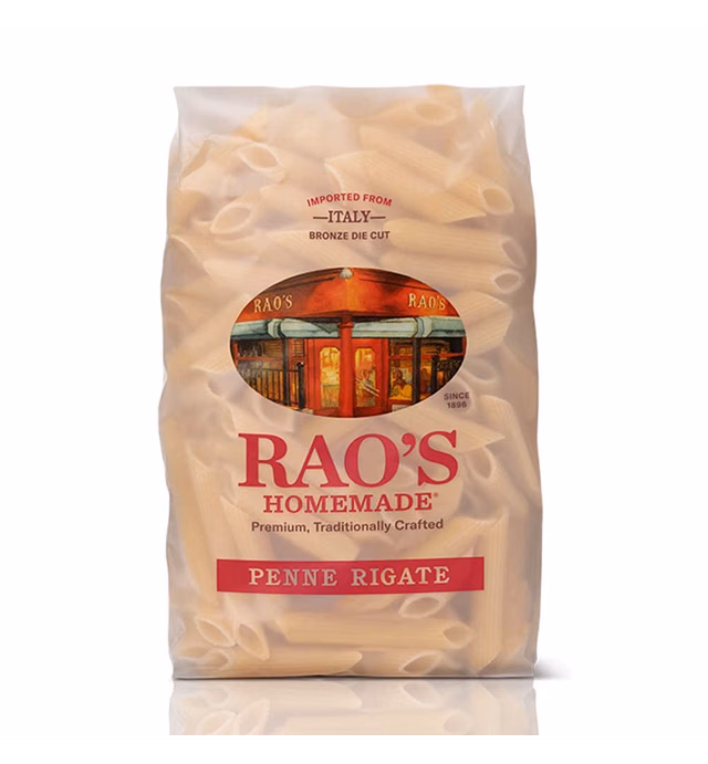 Rao's Homemade Penne Pasta, 16oz, Traditionally Crafted, Premium Quality, From Durum Semolina Flour, Traditional Bronze Die Cut, Imported from Italy