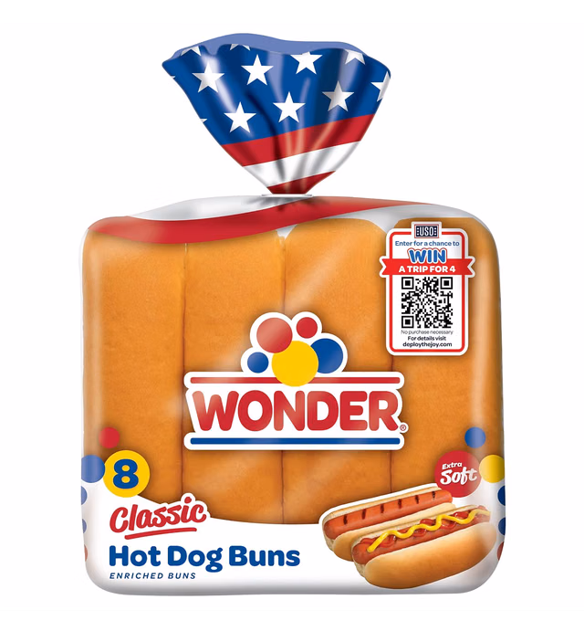 Wonder Bread Classic Hot Dog Buns - 13 oz