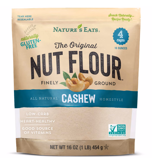 Nature's Eats Cashew Flour Finely Ground, 16 Oz