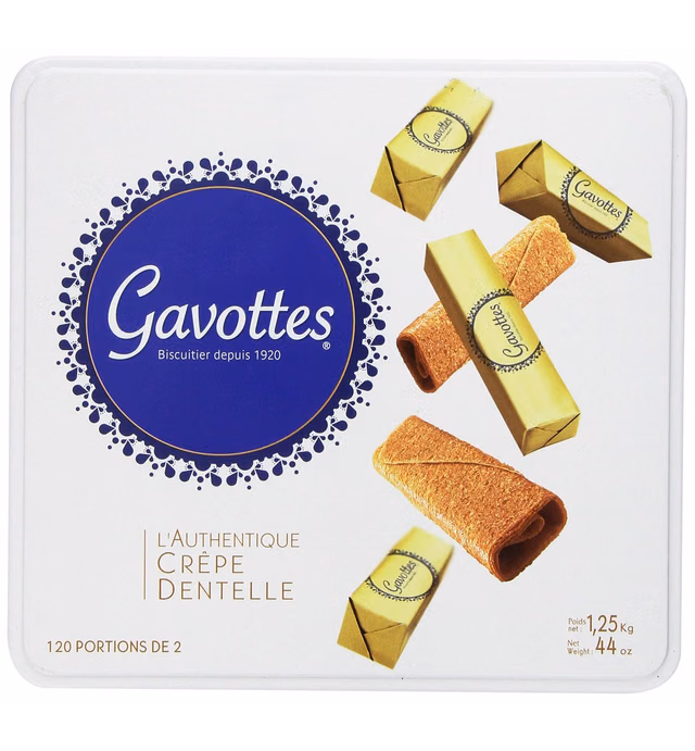 Gavottes - Crispy Lace Crepes from France, 240ct, 44oz